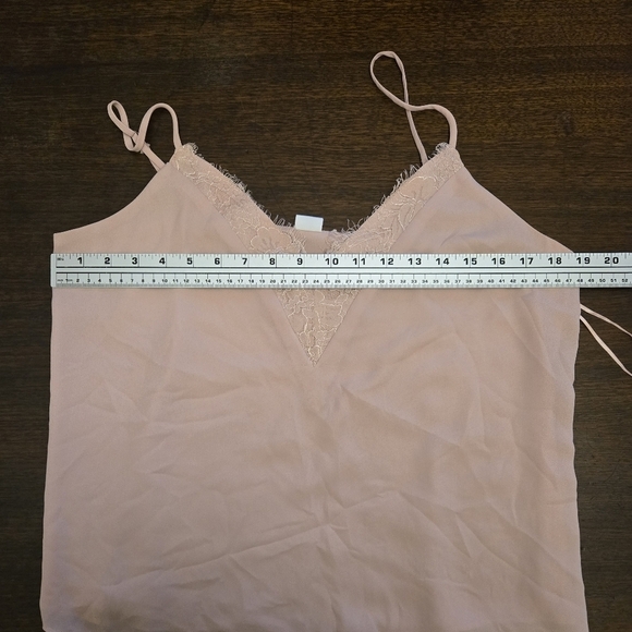 melrose and market baby pink lace detail cami - Picture 4 of 6
